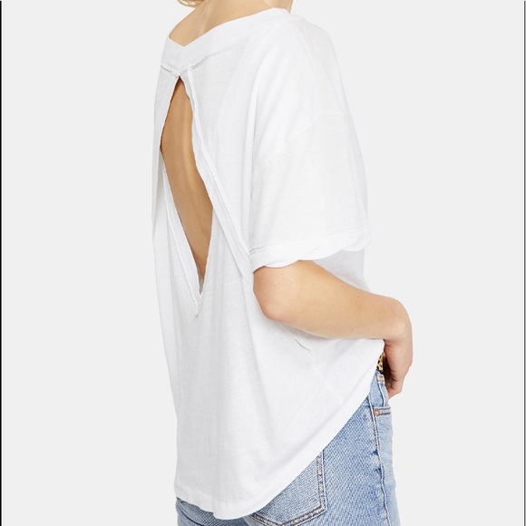open back tee shirt